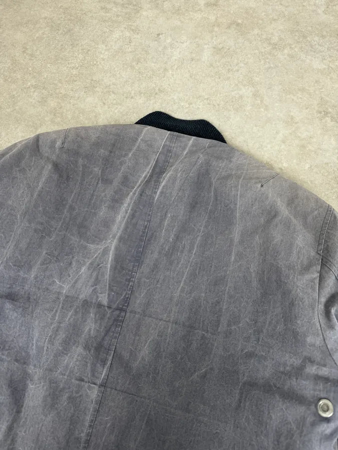 Our Legacy Dyed Blue Eroded Bomber Jacket HzMGfPW 5