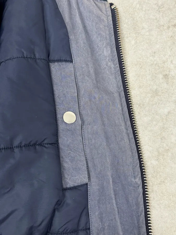 Our Legacy Dyed Blue Eroded Bomber Jacket HzMGfPW 9