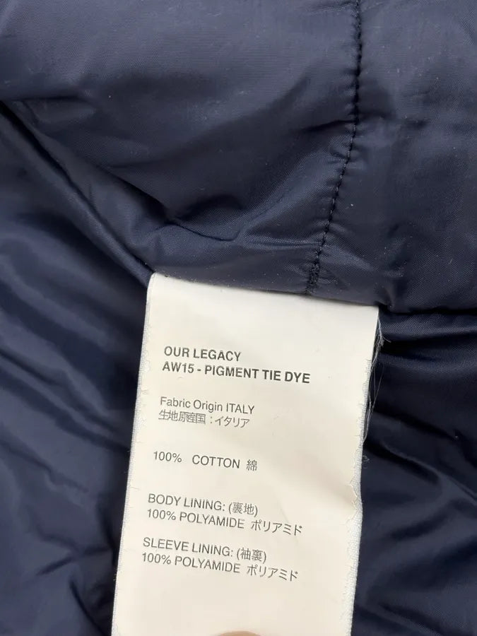 AW2015 Our Legacy Grey Tie Dye Bomber Jacket GgiTYxT 10