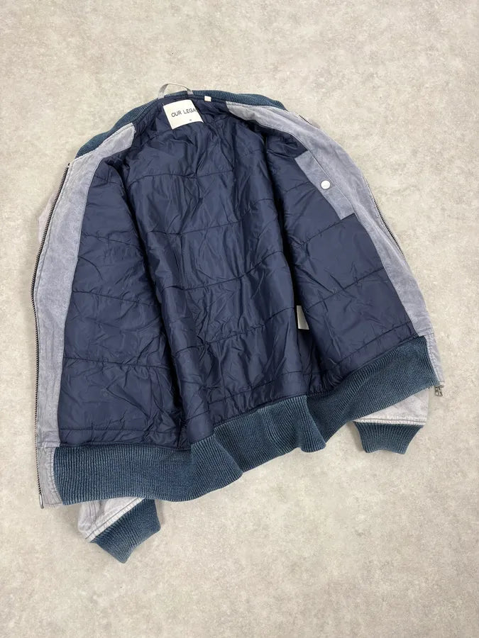 AW2015 Our Legacy Grey Tie Dye Bomber Jacket GgiTYxT 6