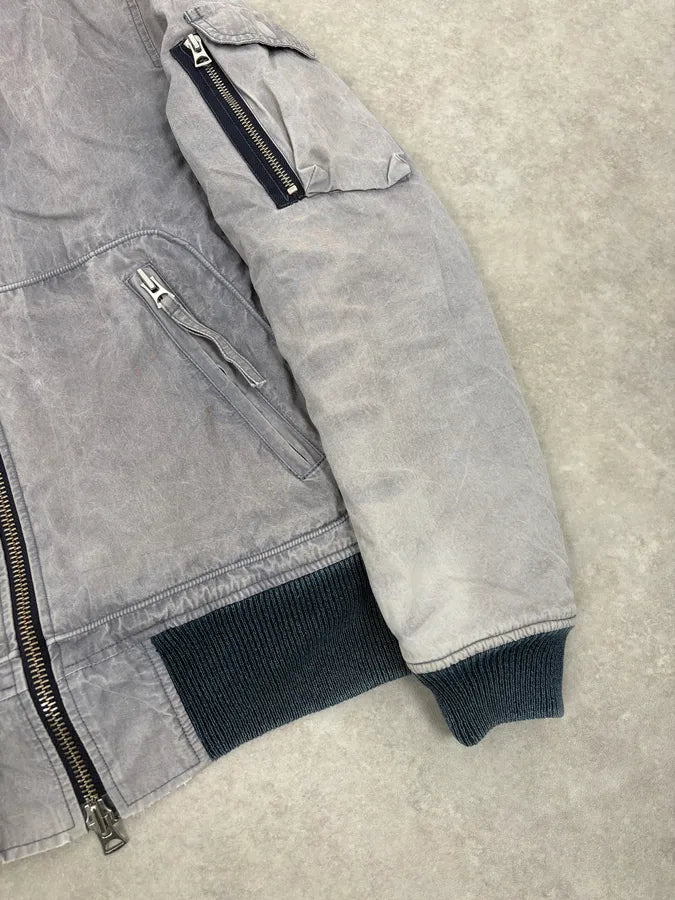 AW2015 Our Legacy Grey Tie Dye Bomber Jacket GgiTYxT 7