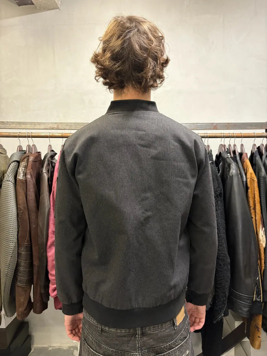 Our Legacy Grey Wool Bomber Jacket enrEAVi 2