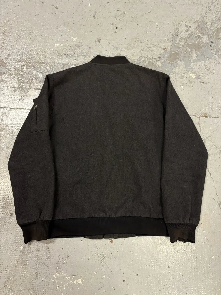 Our Legacy Grey Wool Bomber Jacket enrEAVi 3