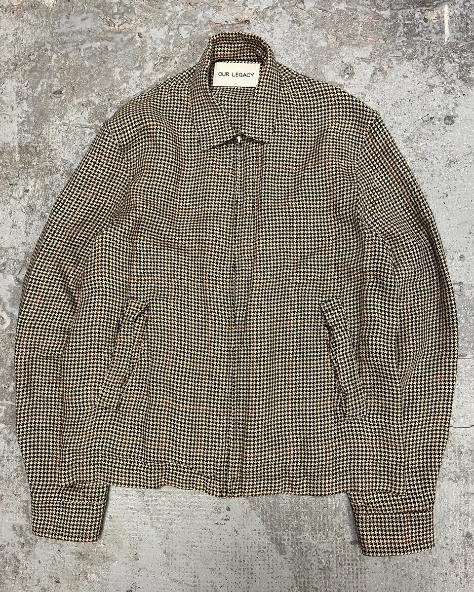 Our Legacy Houndstooth Light Minimalist Jacket (S/M) qfelgMf 0