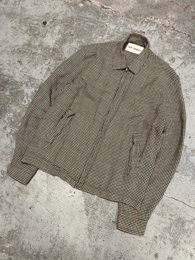 Our Legacy Houndstooth Light Minimalist Jacket (S/M) qfelgMf 3