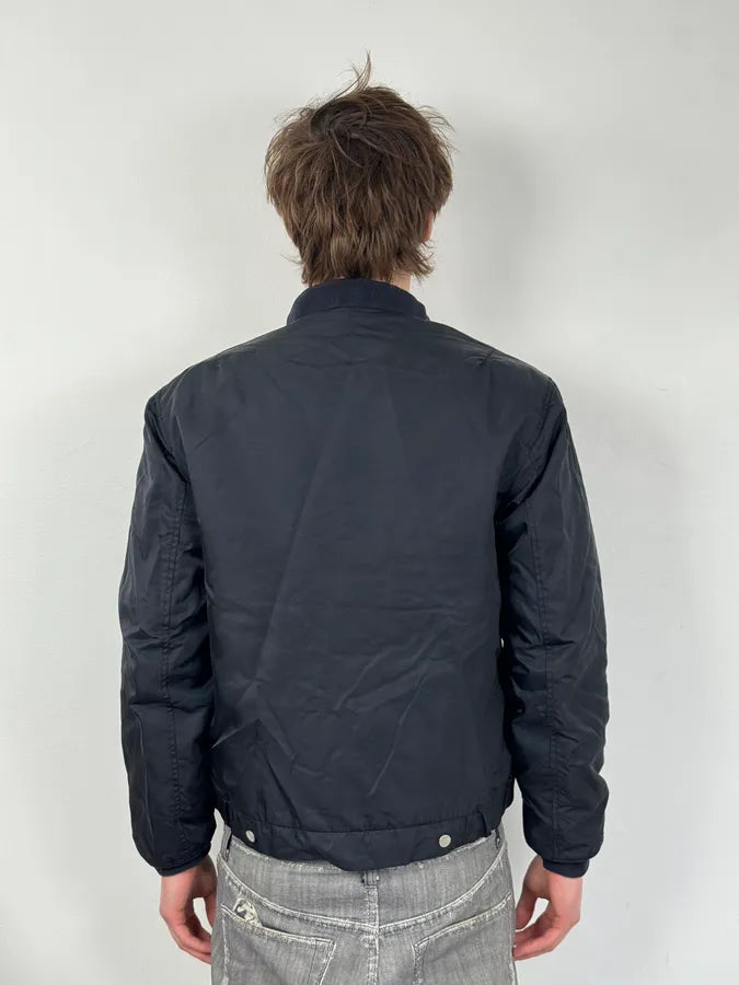 Our Legacy Midnight Shine Navy Nylon Bomber Jacket AcJDAjb 2