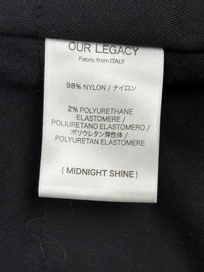 Our Legacy Midnight Shine Navy Nylon Bomber Jacket AcJDAjb 10