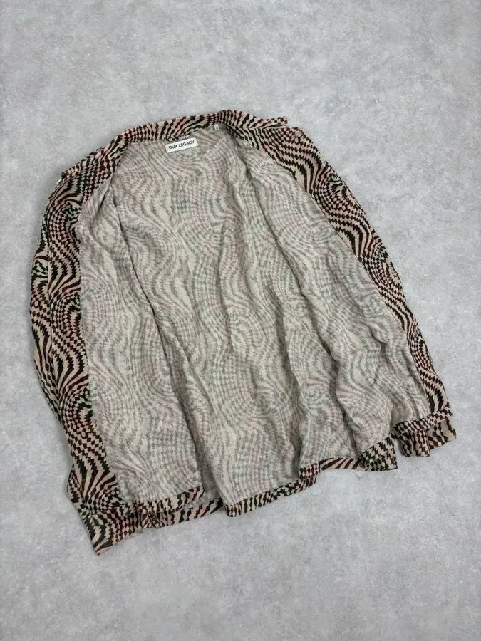 Our Legacy Multicolor Psycho Hallucination Box Shirt FghkAHm 6