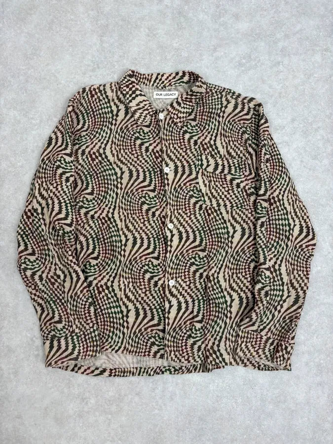 Our Legacy Multicolor Psycho Hallucination Box Shirt FghkAHm 0