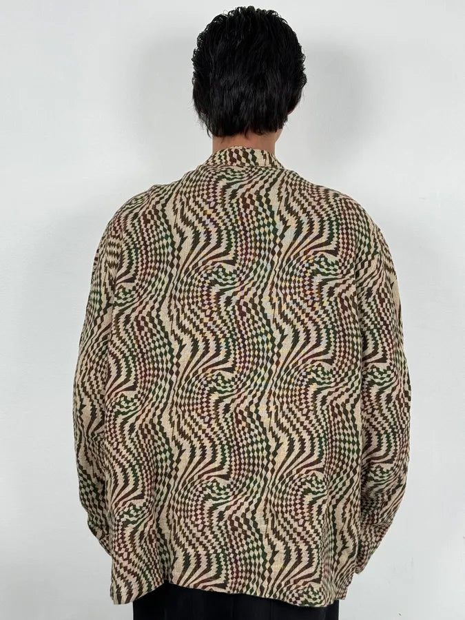 Our Legacy Multicolor Psycho Hallucination Box Shirt FghkAHm 2