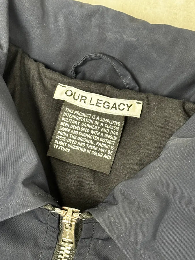 Our Legacy Navy Military Garment Bomber Jacket ZkiVCVl 9