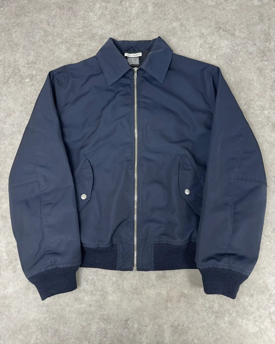 Our Legacy Navy Military Garment Bomber Jacket ZkiVCVl 0