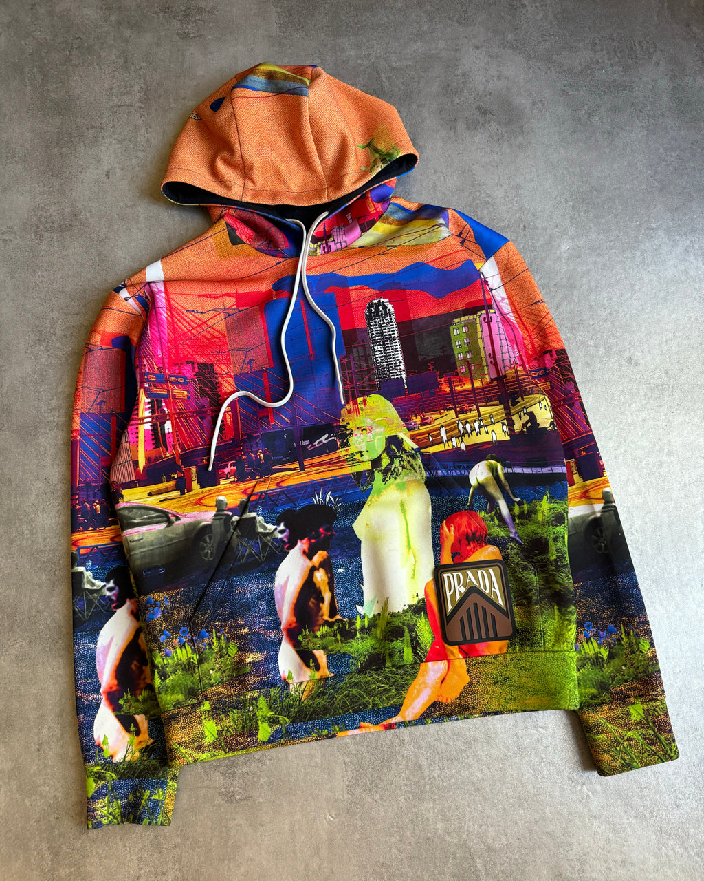 SS2019 Prada Psychadelic World Tech Hoodie (M) - 10