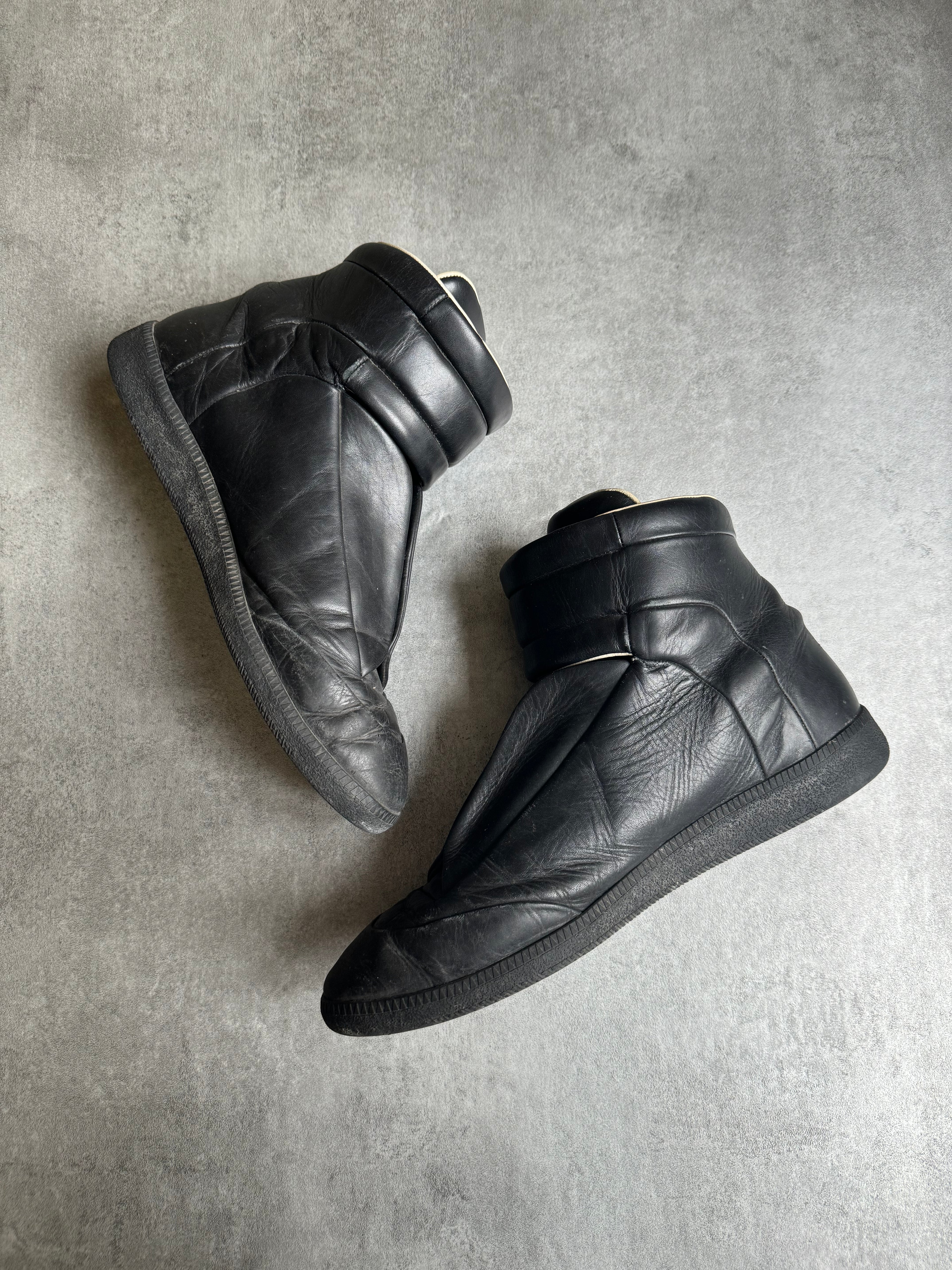 Maison Margiela Future High Black Leather (46eu/us12) – Dolce Vita Hub Maison Margiela Future High Black Leather (46eu/us12) – Dolce Vita Hub