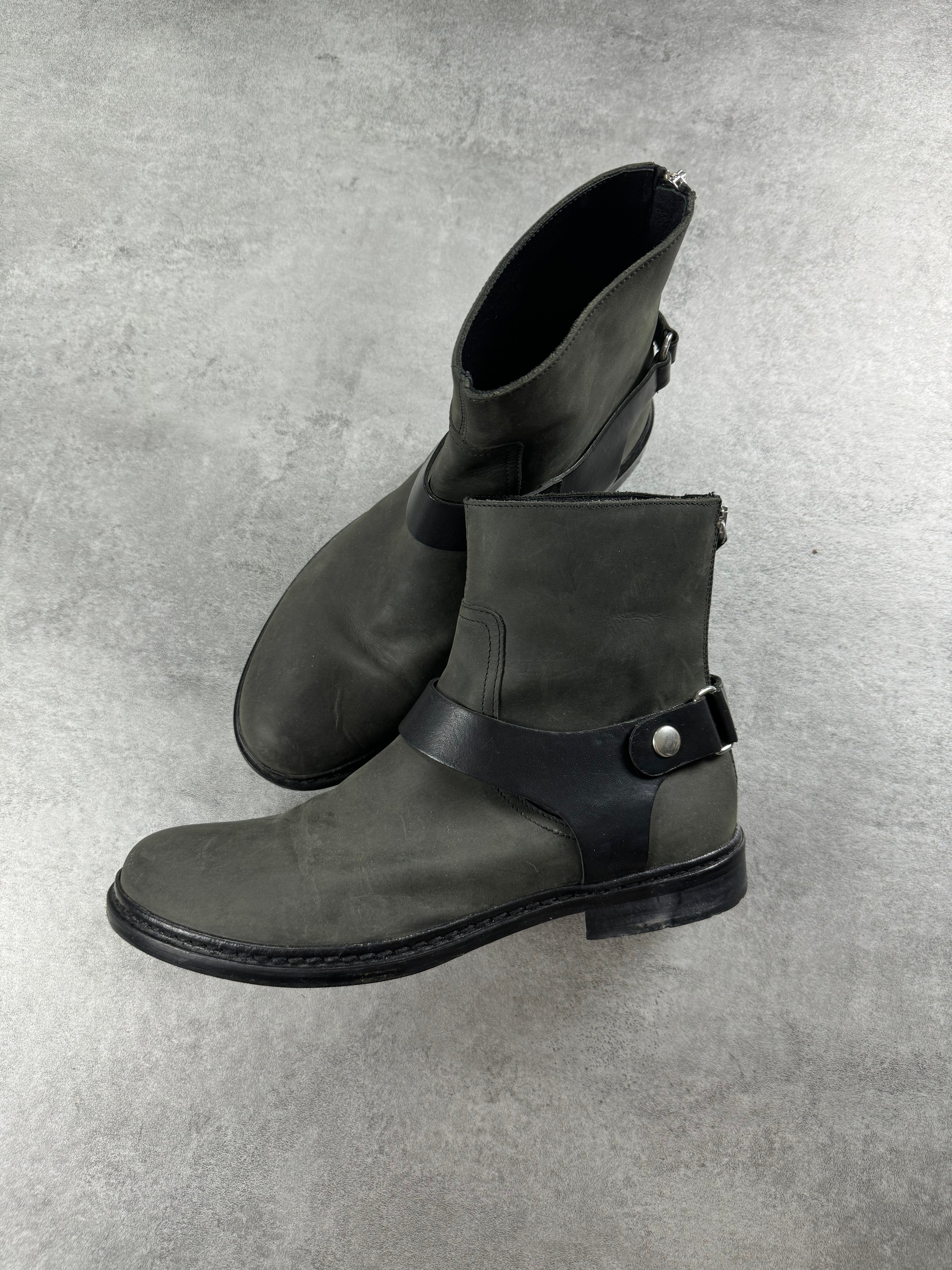 AW2011 Cavalli Cow Boy Leather Boots  (42) - 2