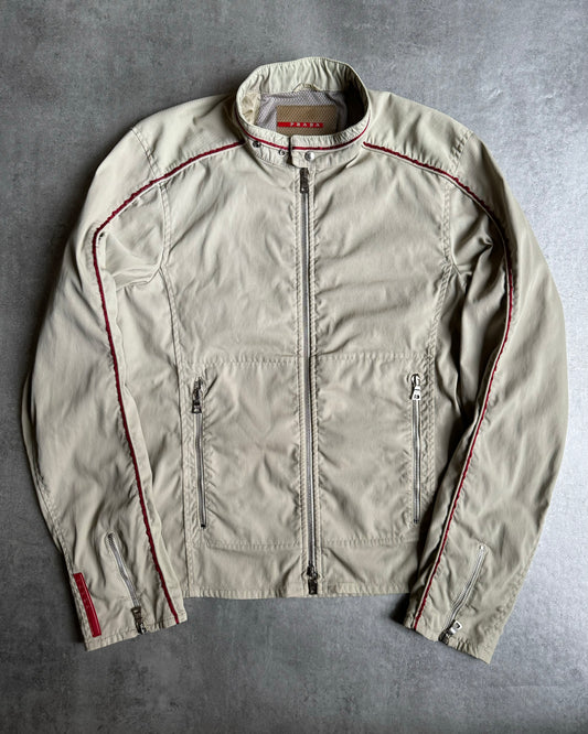 SS1999 Prada Citizen Beige Cozy Light Nylon Jacket (M) - 1