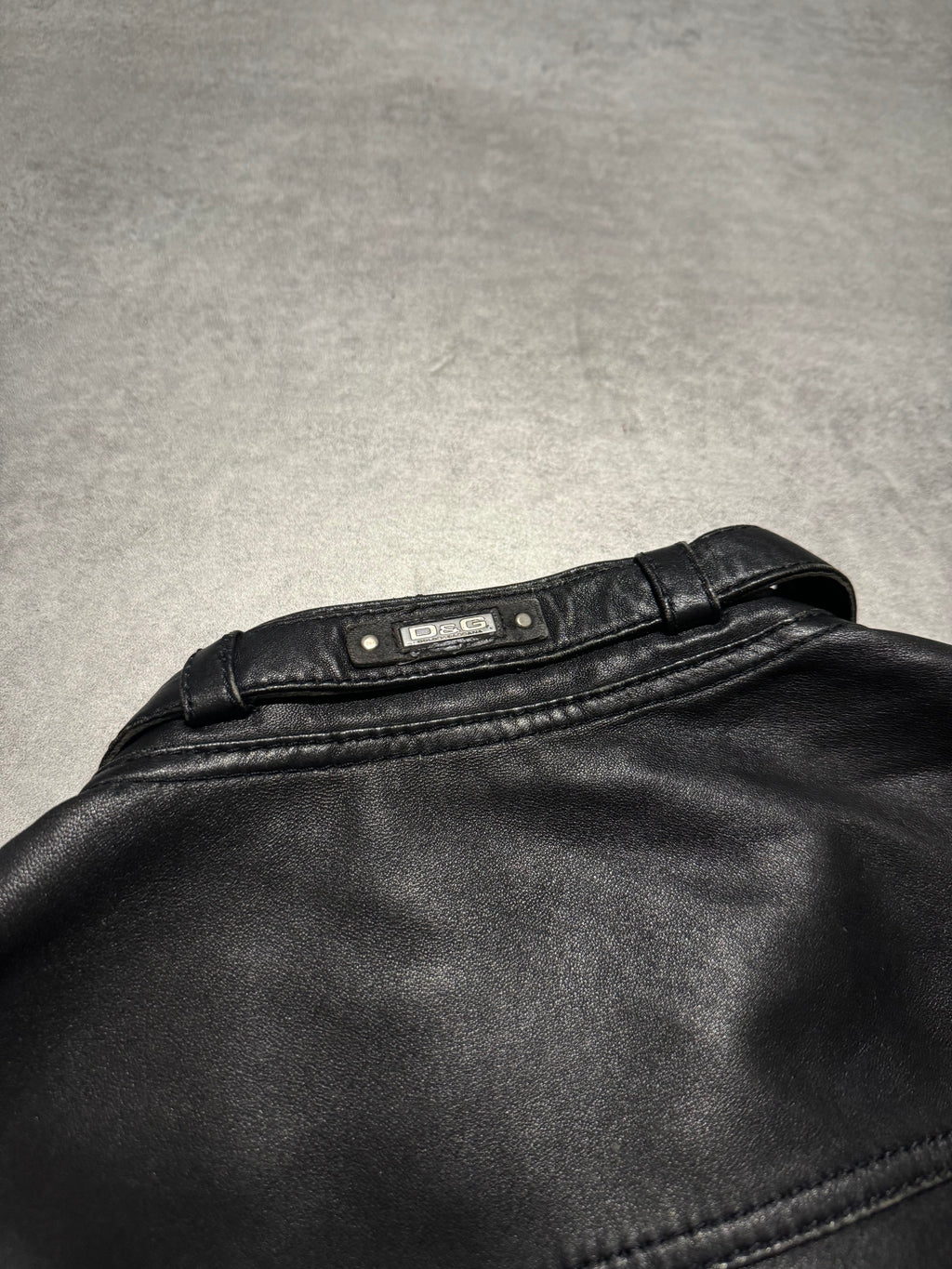 2000s Dolce & Gabbana Black Button Ups Leather Rebel Jacket  (M) - 8