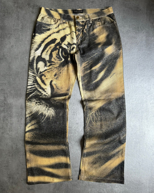 FW2000 Roberto Cavalli Tiger Savage Pants (M) - 1