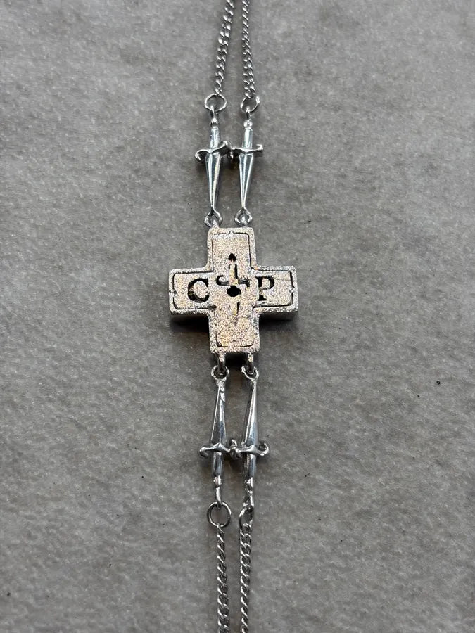 Cesare Paciotti Cross Multicolor Dagger Bracelet BZGstBN 5