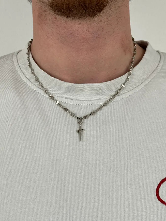 Cesare Paciotti Dagger Pendant Necklace jElXfbP 2