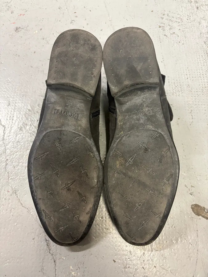 Paciotti Grey Suede Chelsea Boot Fur-Lined Size 44.5 RscHABt 4