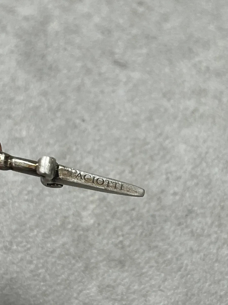 Cesare Paciotti Silver Metal Sword Pendant Necklace hnRXudI 4