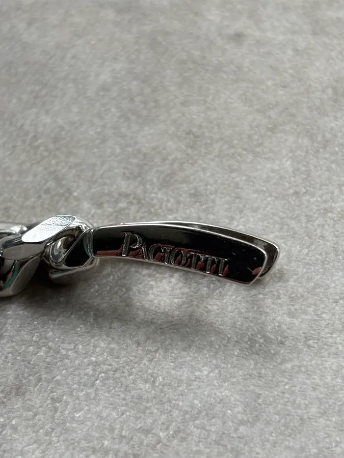 Cesare Paciotti Silver Stainless Steel Curb Chain Necklace  NjUuHwj 6