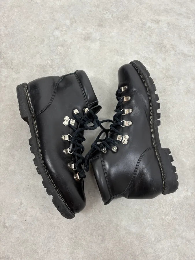 Paraboot Avoriaz Black Leather Boots VHeYLiL 5