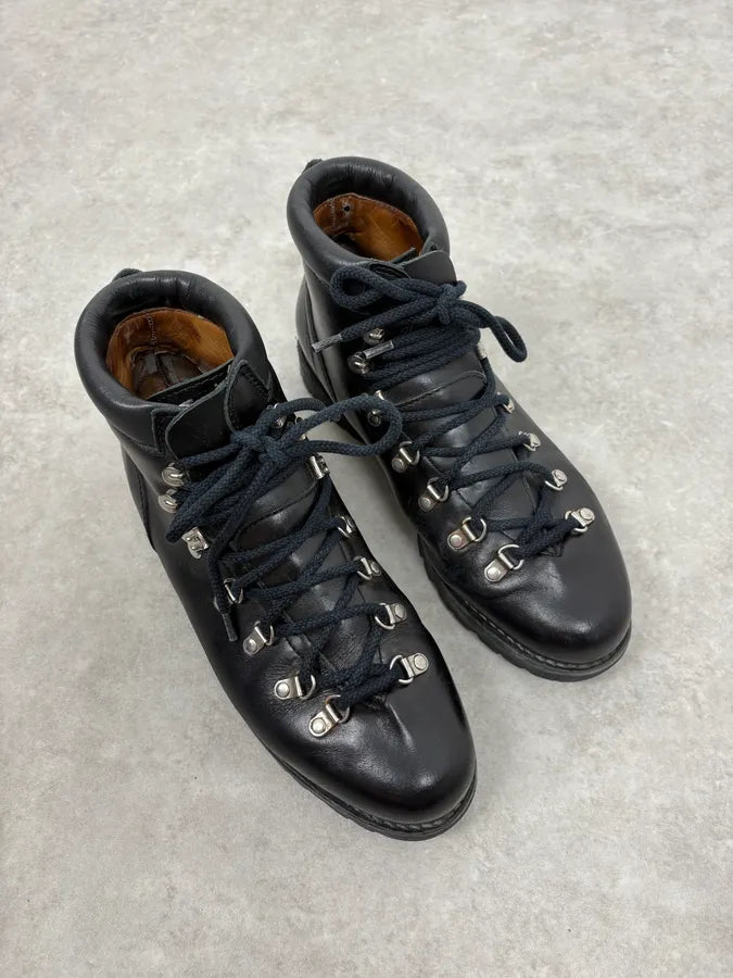 Paraboot Avoriaz Black Leather Boots VHeYLiL 3