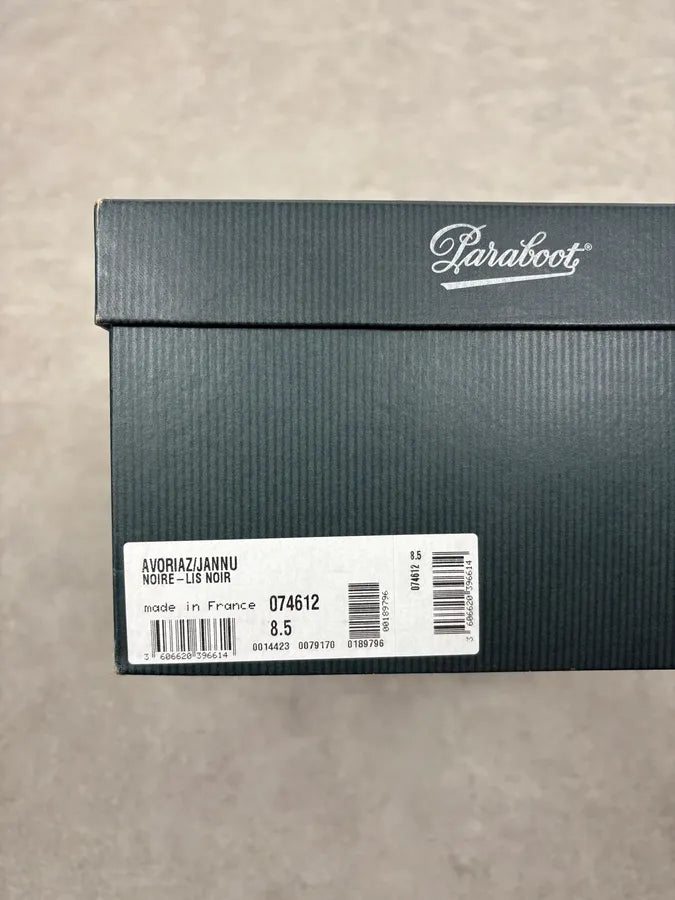 Paraboot Avoriaz Black Leather Boots VHeYLiL 11