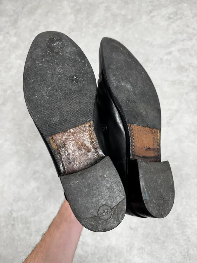 Paraboot Black Buckle Leather Boots fxhBvgf 3