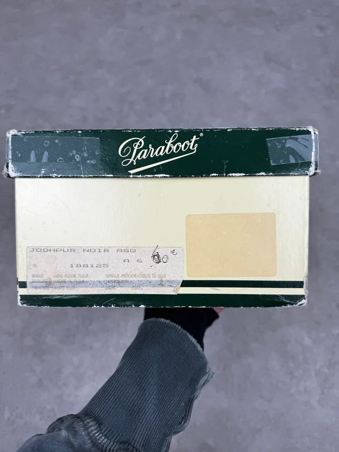 Paraboot Black Buckle Leather Boots xRRJQIR 10