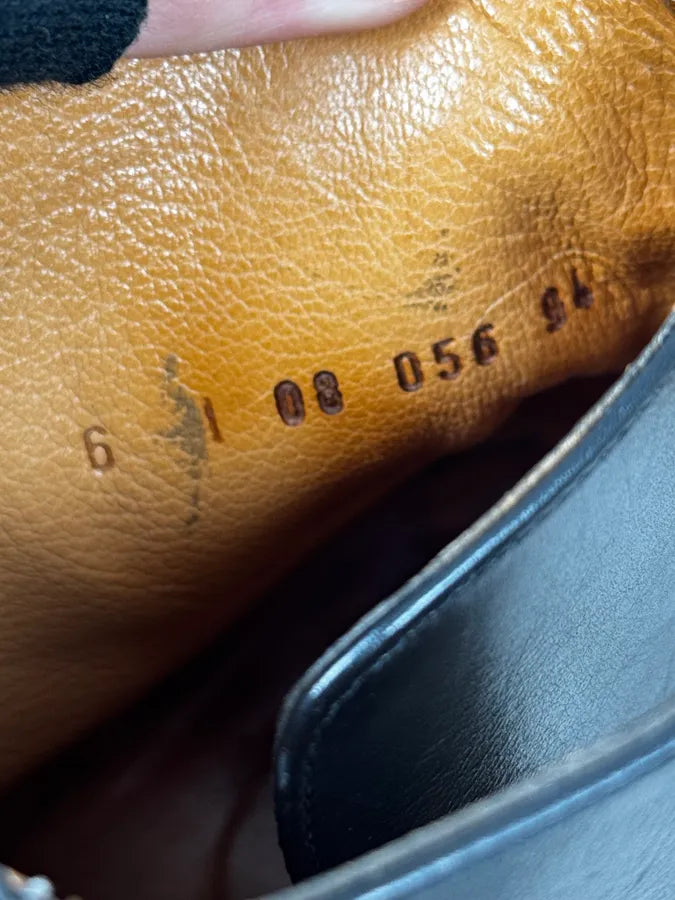 Paraboot Black Buckle Leather Boots xRRJQIR 8