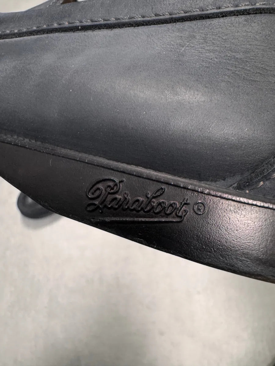 Paraboot Classic Navy Blue Leather Shoes daVwvDq 3