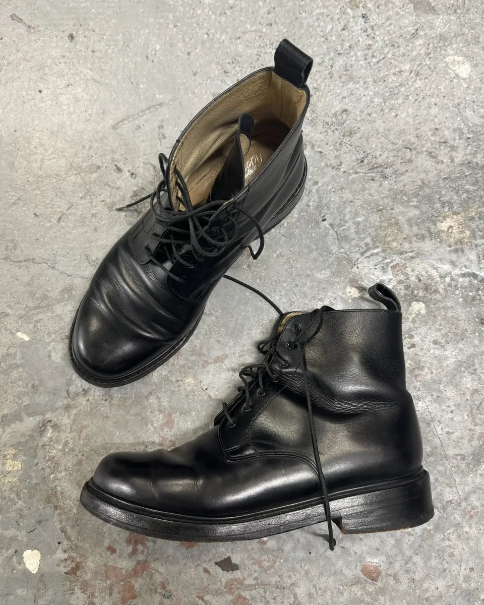 Paraboot French High Black Premium Leather Boots tFtMoVs 1