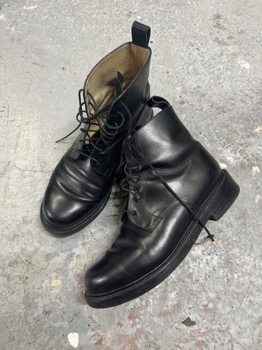 Paraboot French High Black Premium Leather Boots tFtMoVs 2