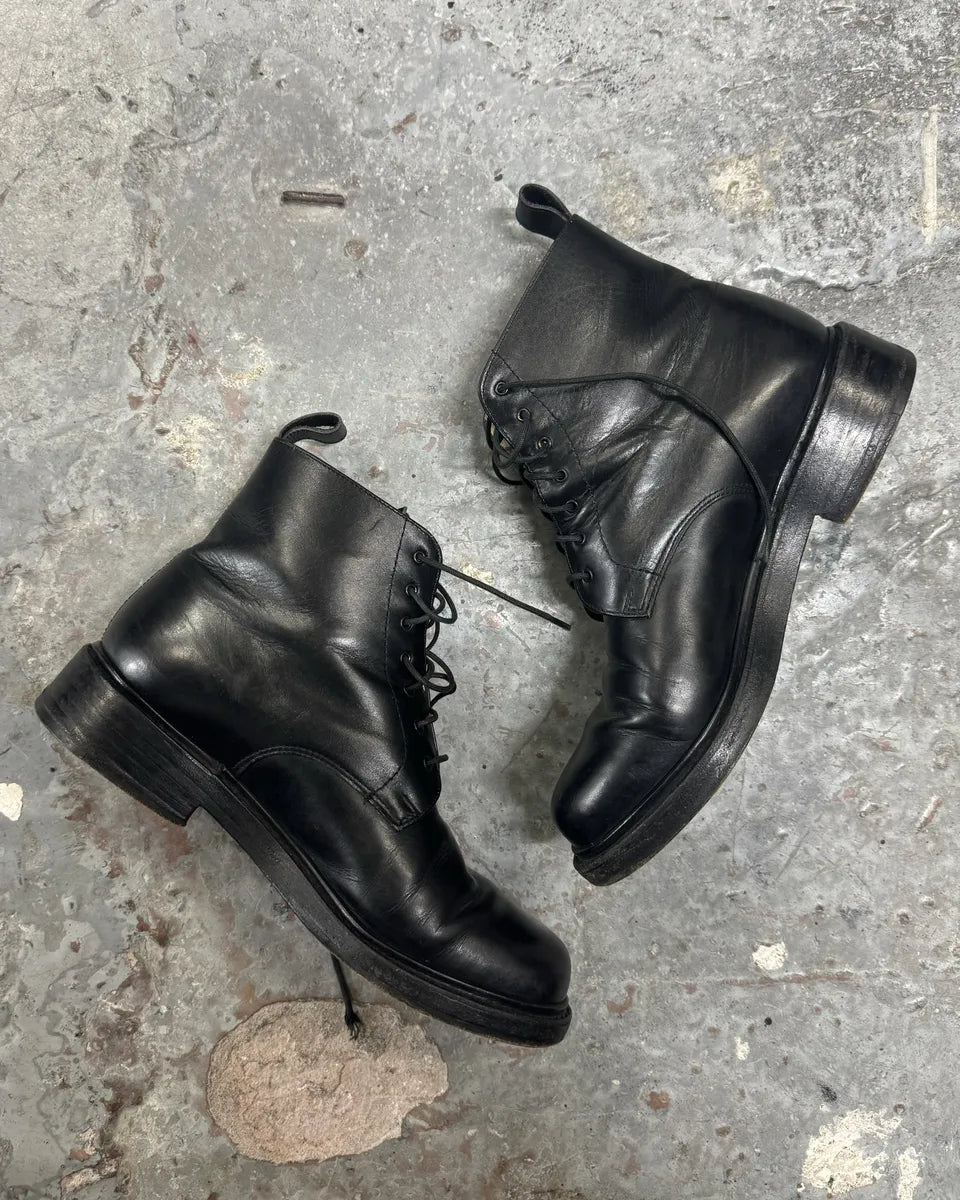 Paraboot French High Black Premium Leather Boots tFtMoVs 3