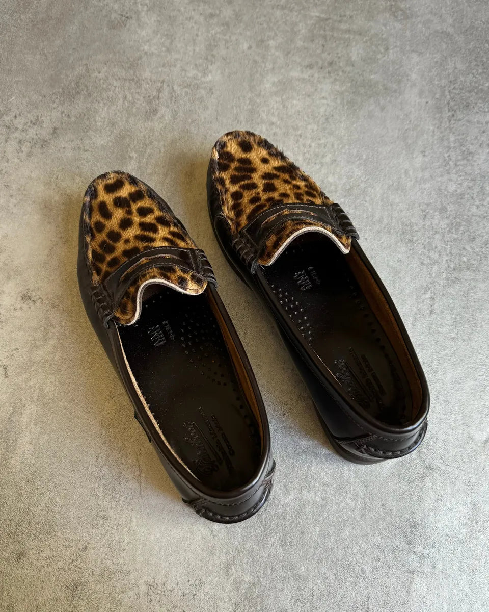 Paraboot Leopard Leather Mocassin otxgsHs 3