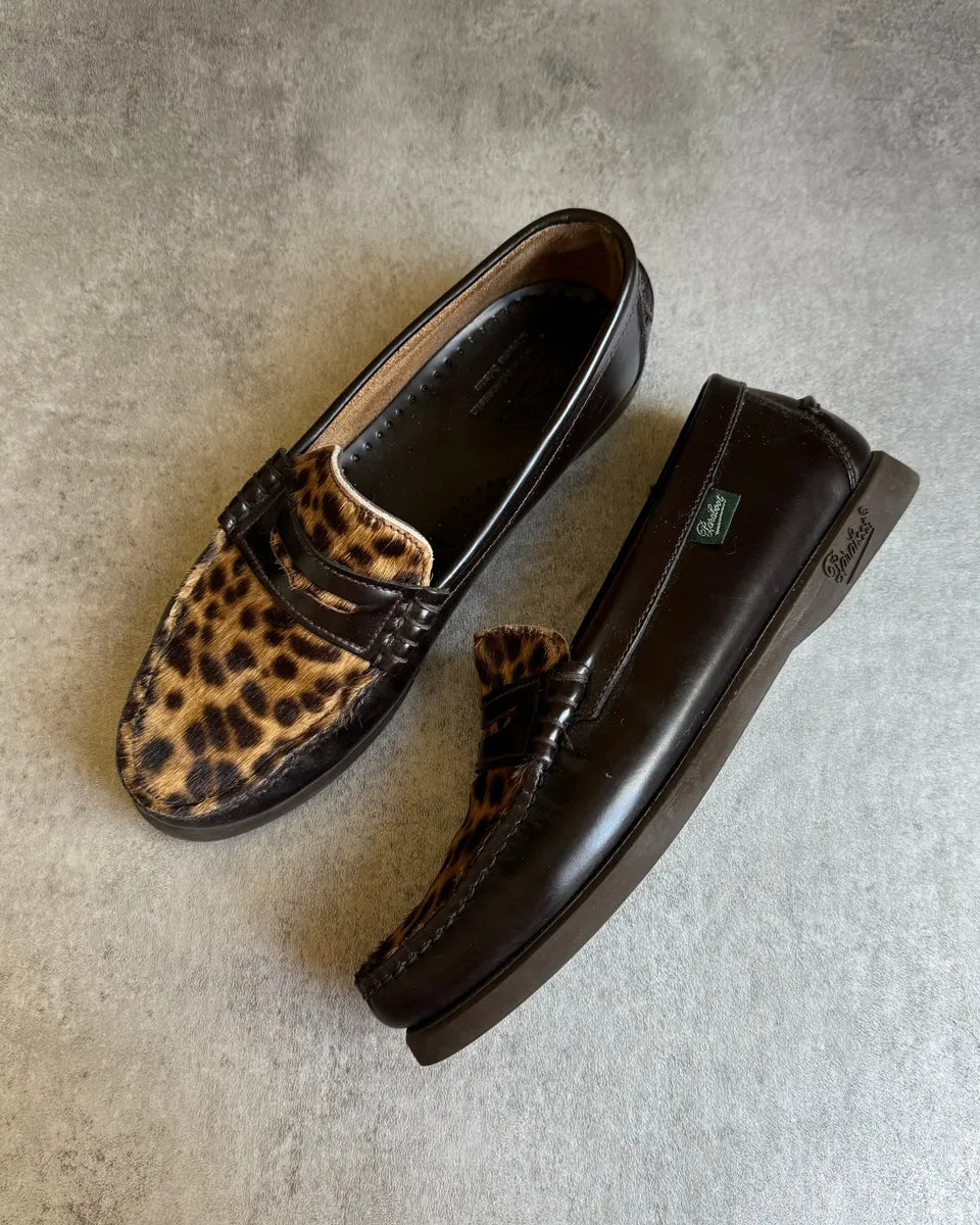 Paraboot Leopard Leather Mocassin otxgsHs 8