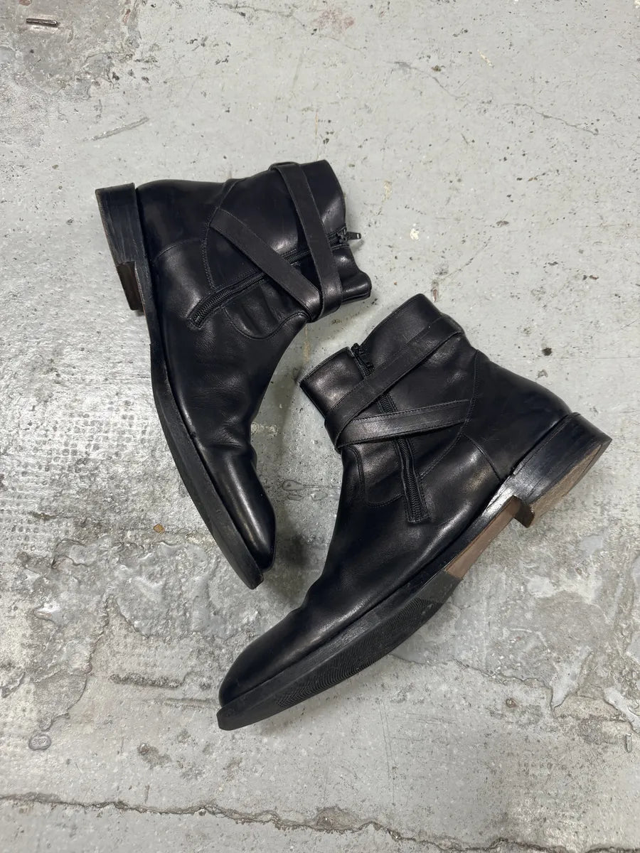 Paraboots Jodhpurs Black Leather Ankle Boots FmVkITA 2