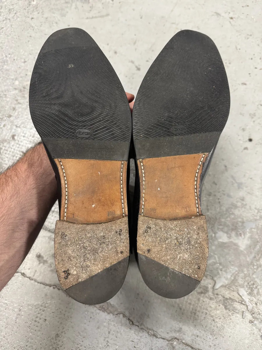 Paraboots Jodhpurs Black Leather Ankle Boots FmVkITA 7