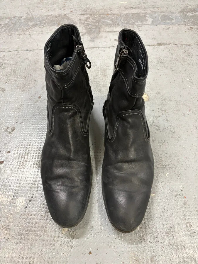 Paul Smith Black Leather Chelsea Boots UQQHBoq 1