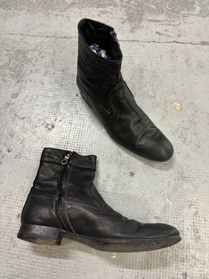 Paul Smith Black Leather Chelsea Boots UQQHBoq 4