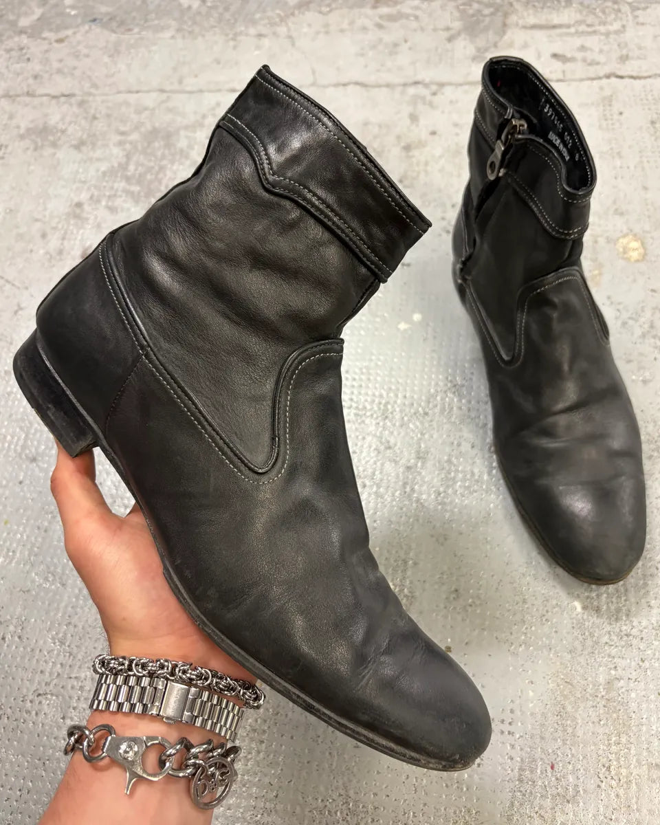 Paul Smith Black Leather Chelsea Boots UQQHBoq 0