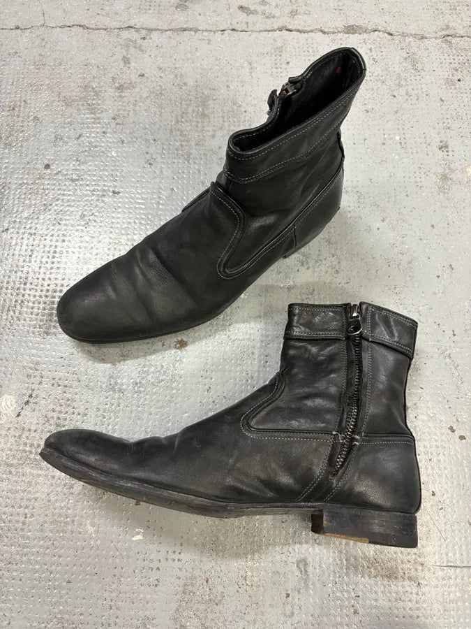 Paul Smith Black Leather Chelsea Boots UQQHBoq 5