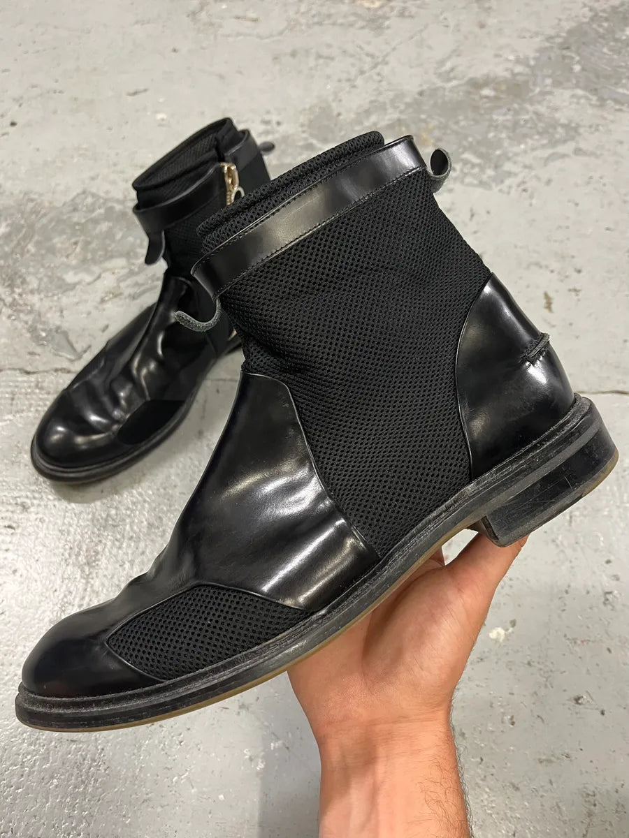Paul Smith Black Leather Hybrid Boots (41eu/us8) vKVuYRp 0