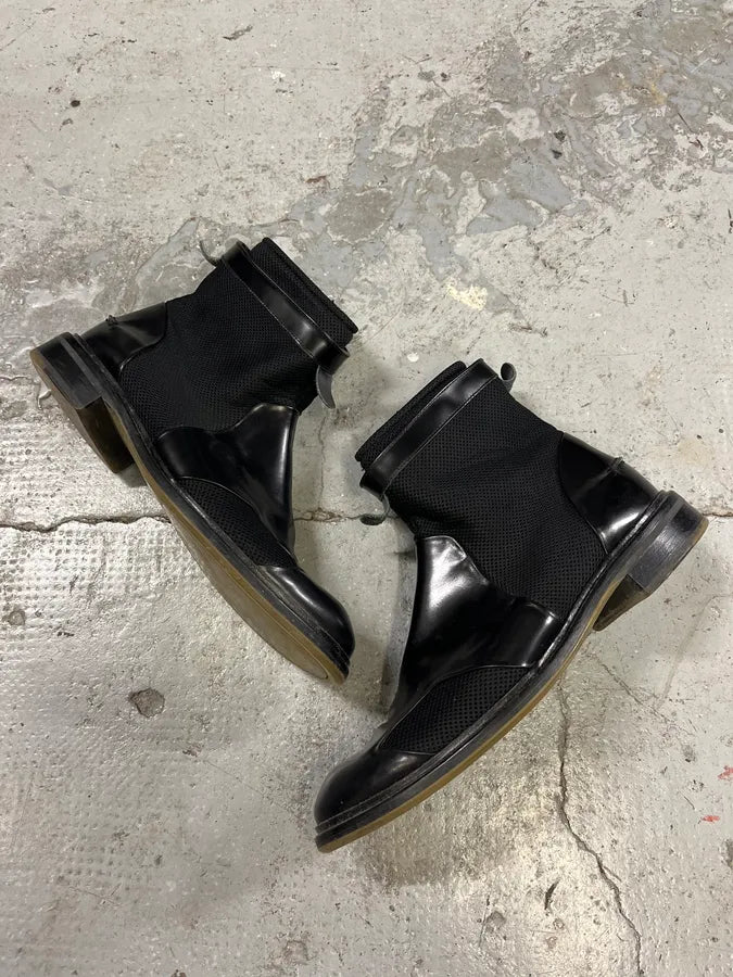 Paul Smith Black Leather Hybrid Boots (41eu/us8) vKVuYRp 1