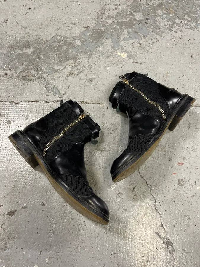 Paul Smith Black Leather Hybrid Boots (41eu/us8) vKVuYRp 2