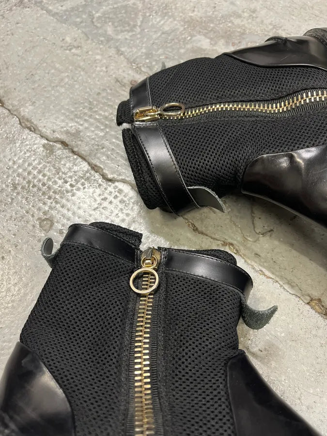 Paul Smith Black Leather Hybrid Boots (41eu/us8) vKVuYRp 3