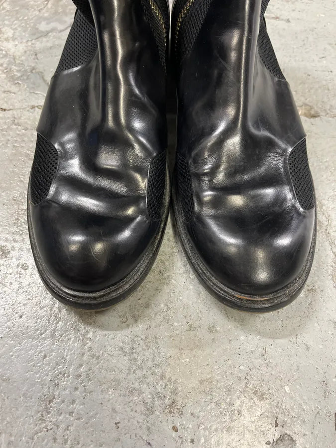 Paul Smith Black Leather Hybrid Boots (41eu/us8) vKVuYRp 4